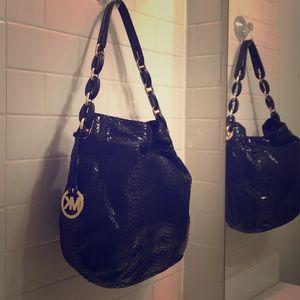 Michael Kors Snake Skin Duffle purse